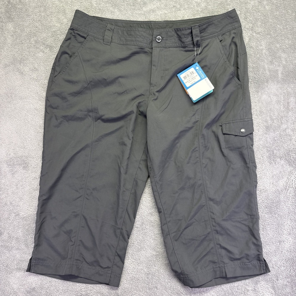 Columbia East Ridge Knee Hiking‎ Cargo Pants Lightweight Gray Size 16 NWT